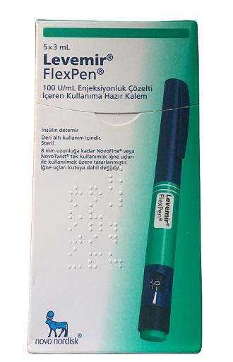 Levemir FlexPen 100U/ml (Insulin) (H/5 bút) TNK