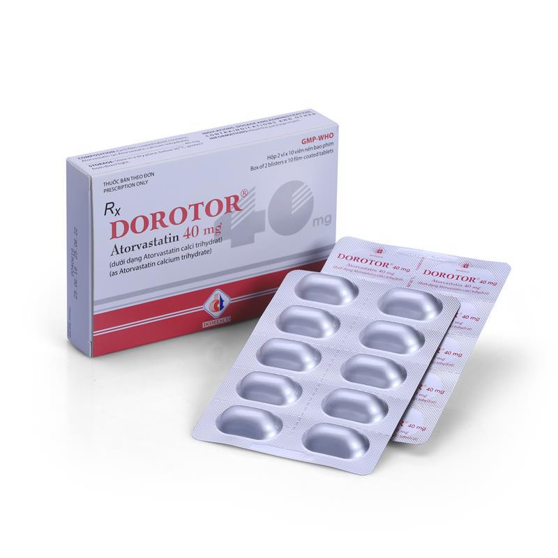 Dorotor 40 (Atorvastatin) Domesco (H/20v)