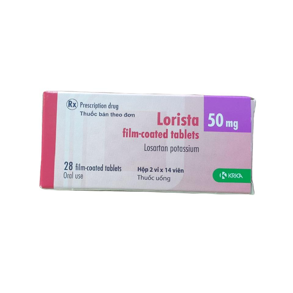 Lorista 50 (Losartan) Tablets KRKA (H/28v)