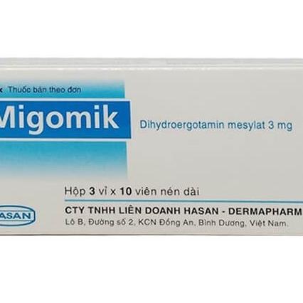 Migomik (Dihydroergotamin Mesylat) 3mg Hasan (H/30v)