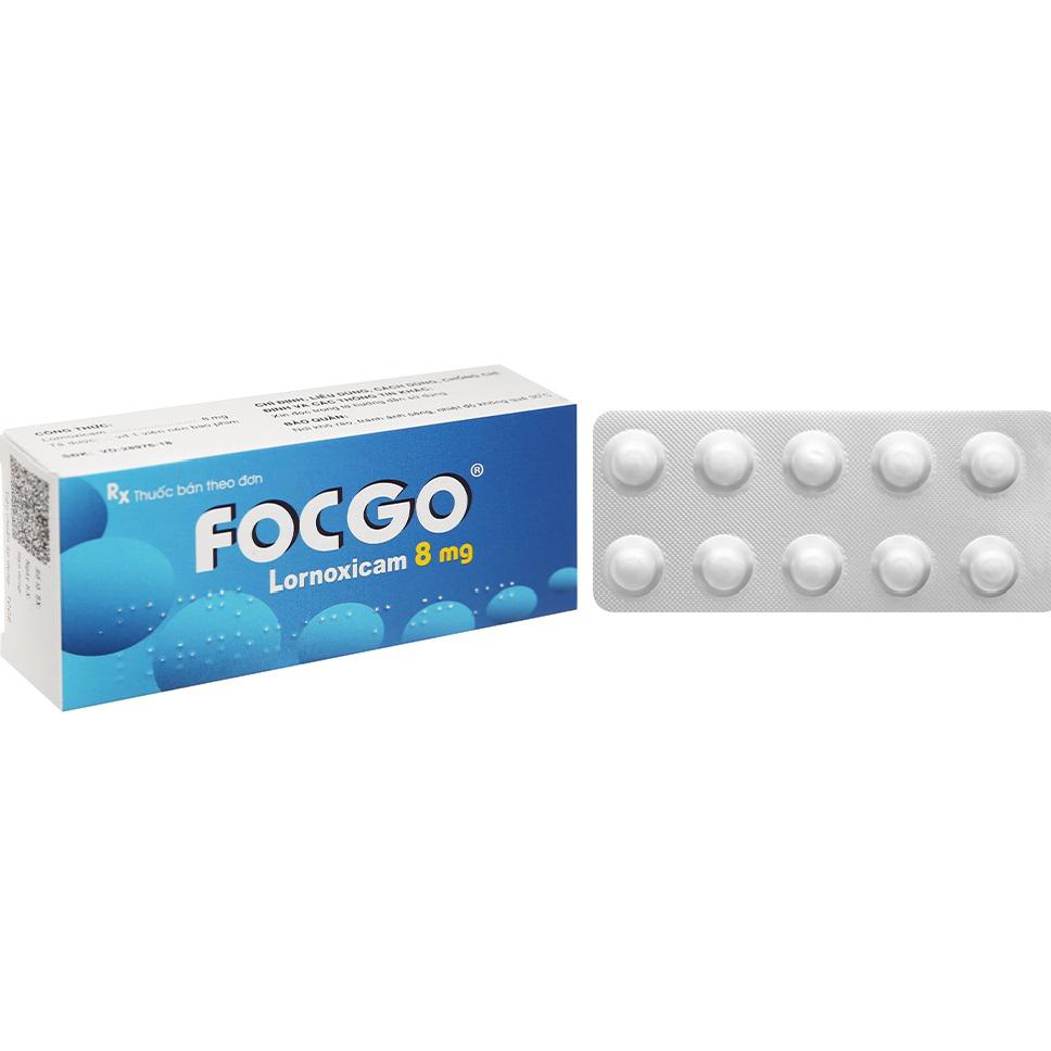 Focgo 8mg (Lornoxicam) PP Pharco (H/30v)