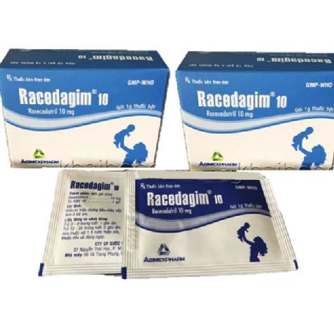 Racedagim 10 (Racecadotril) Agimexpharm (H/10 gói)