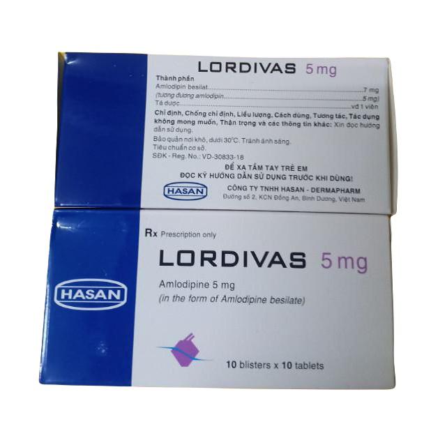 Lordivas 5mg (Amlodipine) Hasan (H/100v)