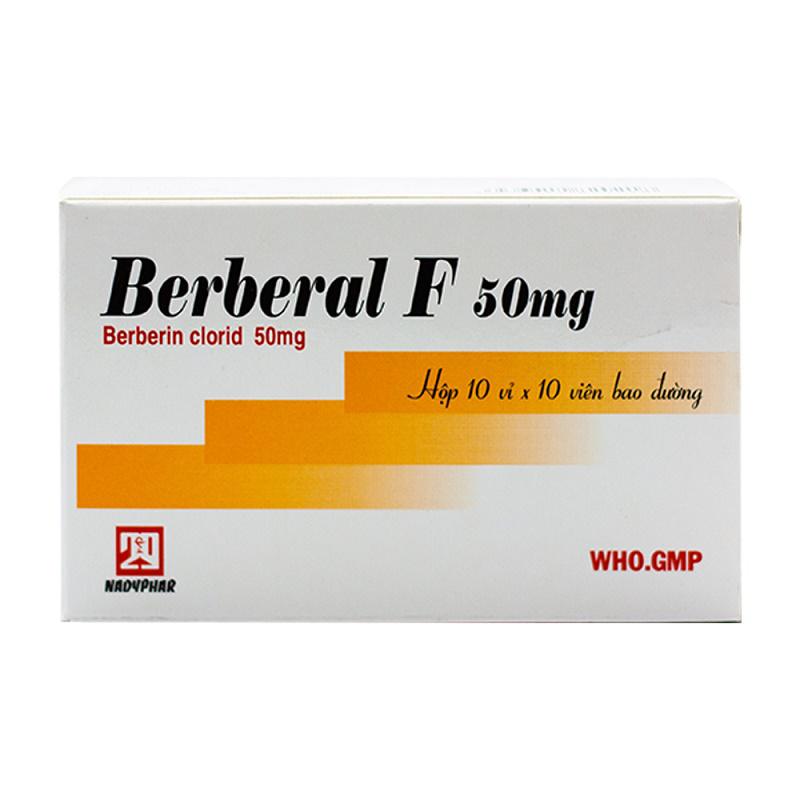 Berberal F 50mg (Berberine) Nadyphar (H/100v)