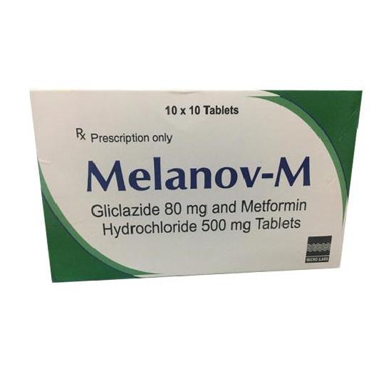 Melanov-M 80mg/500mg (Gliclazid, Metformin) Micro (H/100v)