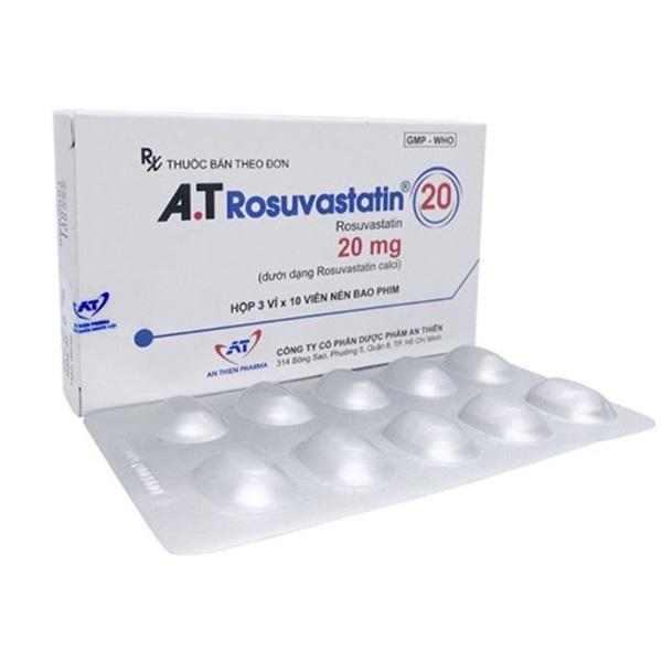 A.T Rosuvastatin 20mg An Thiên (H/30v)
