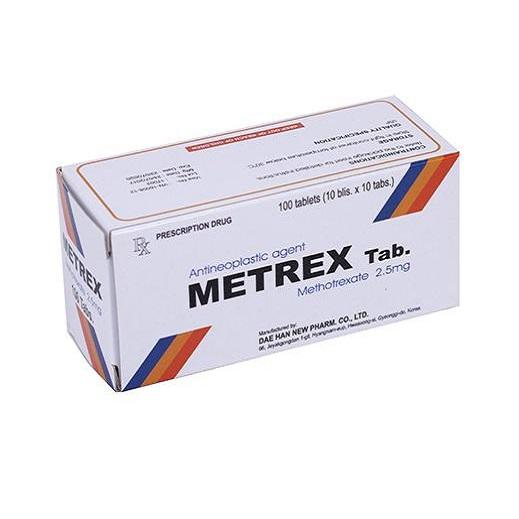 Metrex (Methotrexate) 2.5mg Dae Han (H/100v)