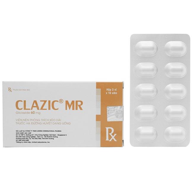 Clazic MR 60 (Gliclazide) United (H/30v)