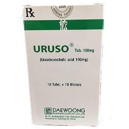 Uruso 100 (Acid Ursodeoxycholic) Daewoong (H/100v)