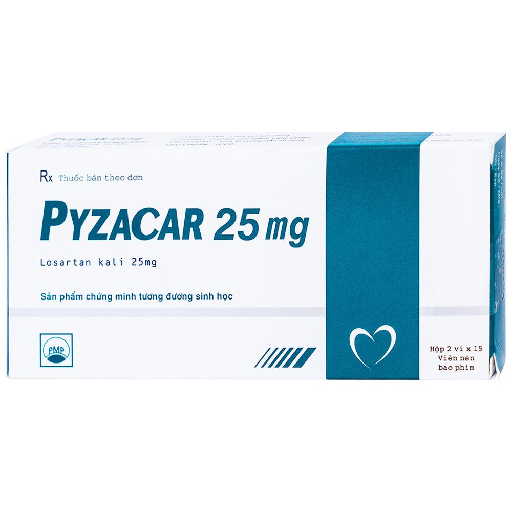 Pyzacar 25 (Losartan Kali) Pymepharco (H/30v)