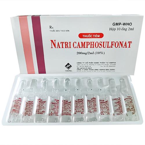 Natri Camphosulfonat 200mg Vidipha (H/10o/2ml)