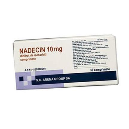 Nadecin 10mg (Isosorbid) S.C. Arena (H/30v)