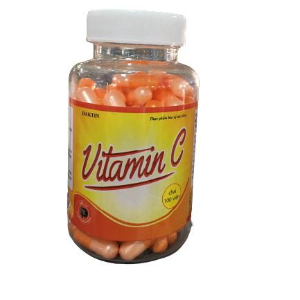 Vitamin C Daktin (C/100v) (Viên Nang)
