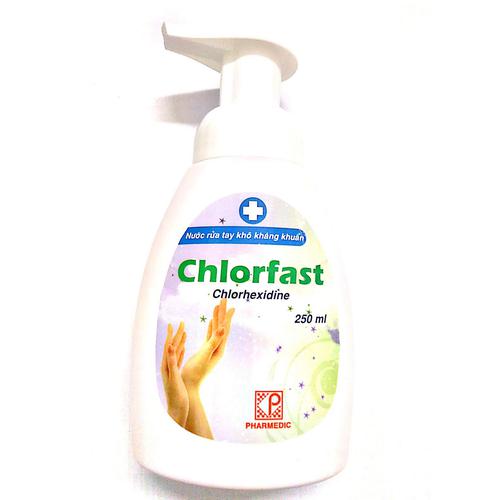 Nước Rửa Tay Khô Chlorfast Pharmedic (C/250ml)