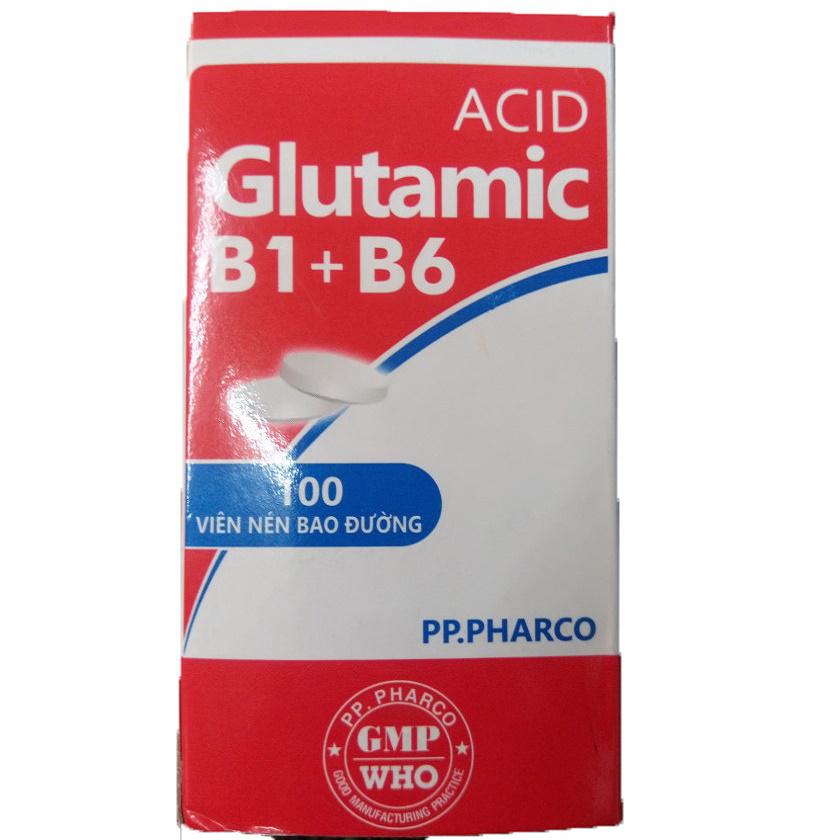 Acid Glutamic B6 PP Pharco (C/100v)