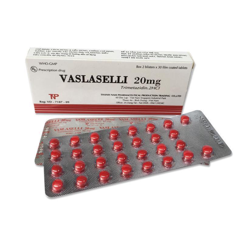 Vaslaselli 20 (Trimetazidin) Thành Nam (H/60v)