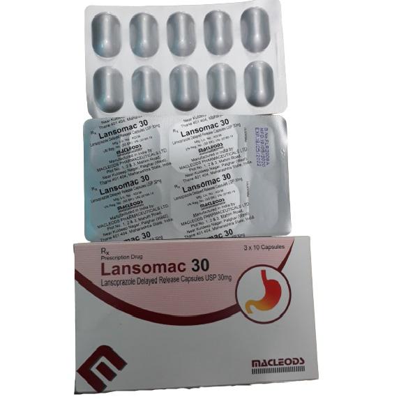 Lansomac (Lansoprazol) Macleods (H/30v)