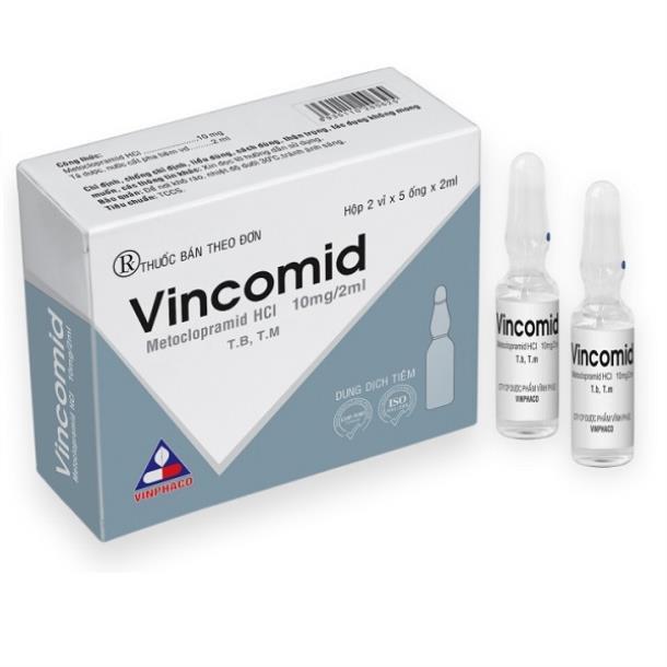 Vincomid 10mg/2ml (Metoclopramid) Vinphaco (H/10o/2ml)