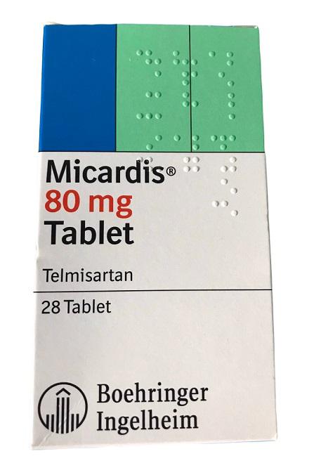 Micardis 80 (Telmisartan) Boehringer Ingelheim (H/28v) TNK