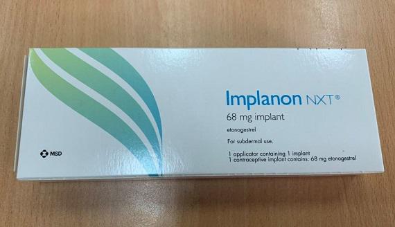 Implanon NXT 68mg (etonogestrel) MSD Netherlands (H/que)