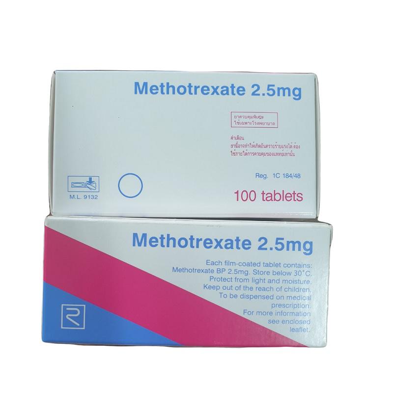 Methotrexate 2.5mg Remedica (H/100v) Thái Lan