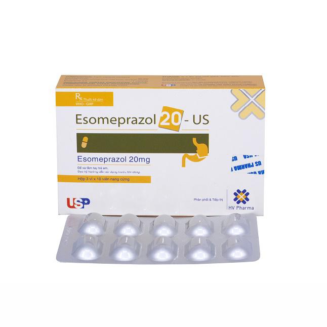 Esomeprazol 20 US Pharma (H/30v)