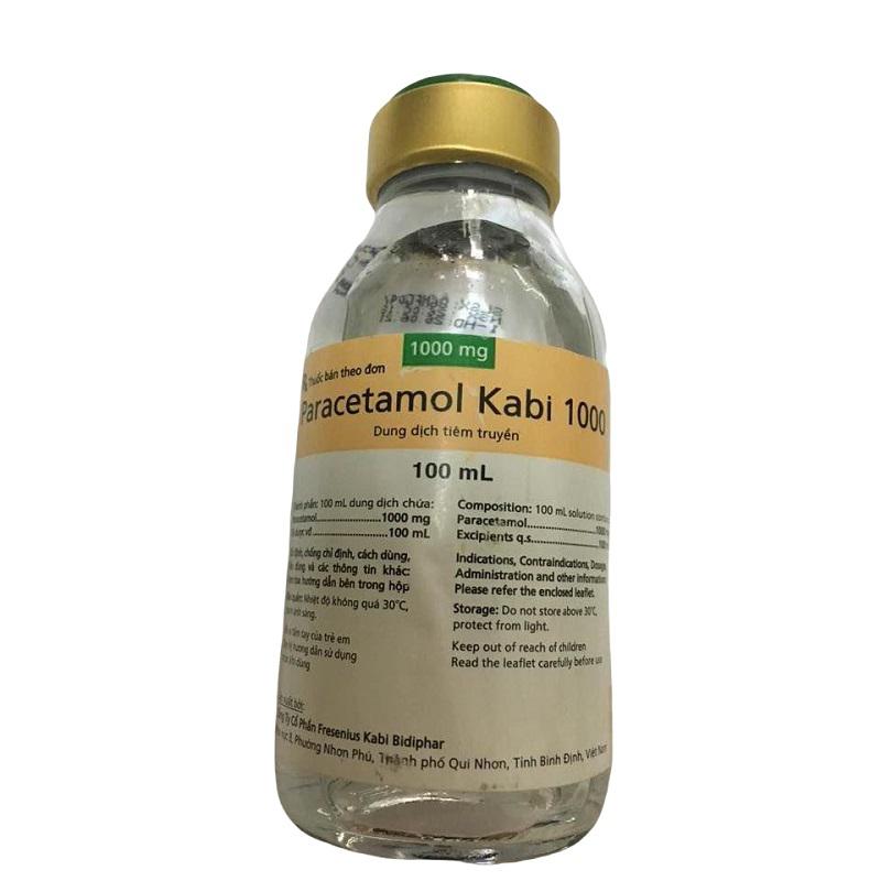 Paracetamol Kabi 1000mg Bidipha (C/100ml)