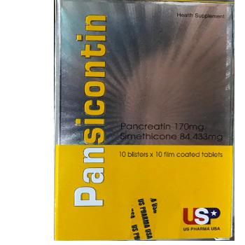 Pansicontin (Pancreatin, Simethicon) US Pharma (H/100v)