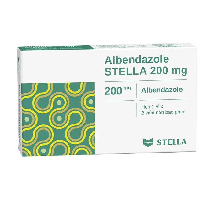 Albendazol 200mg Stella (Lốc/10h/2v)