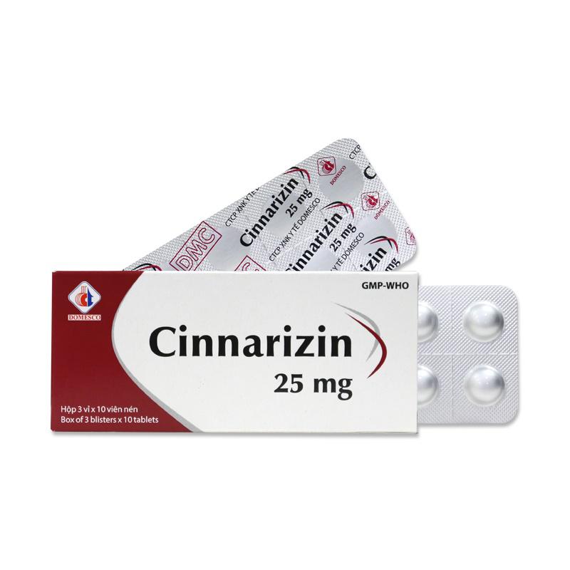 Cinnarizin 25mg Domesco (H/30v)