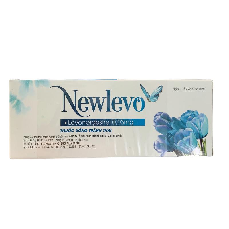 Ngừa Thai Newlevo Xanh (Levonorgestrel) Ba Đình (Hộp/28v)