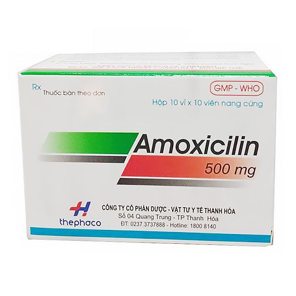 Amoxicilin 500 Thephaco (H/100v)