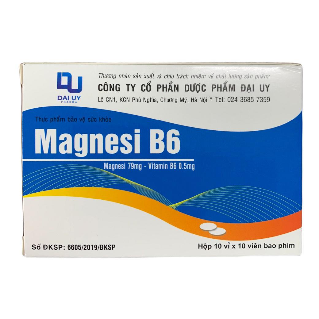 Magnesi B6 Đại Uy (Lốc/5h/100v)