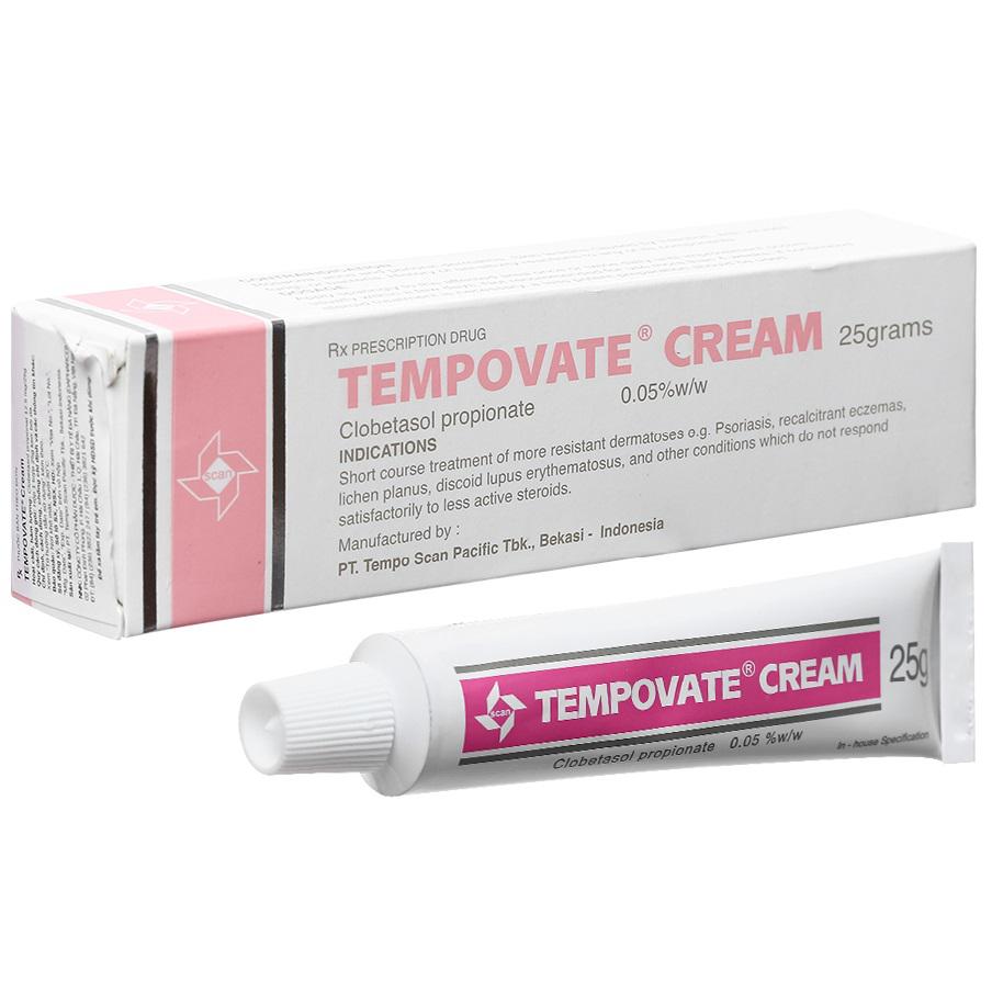 Tempovate Cream (Clobetasol) Tempo Scan Pacific (Tuýp 25gr)
