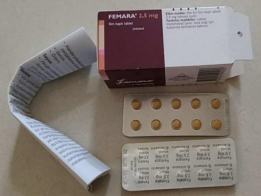 Femara 2.5mg (Letrozole) Novartis Turkey (H/30V)