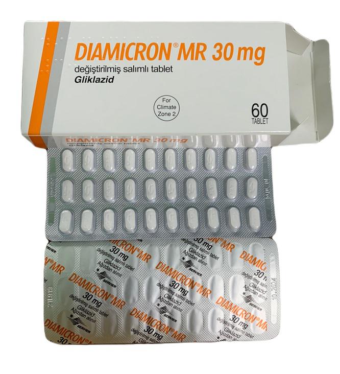 Diamicron MR 30mg (Gliclazide) Servier Turkey (H/60V) 