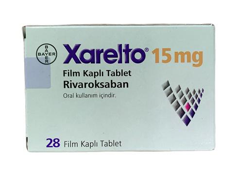 Xarelto 15mg (Rivaroxaban) Bayer (H/28v) TNK