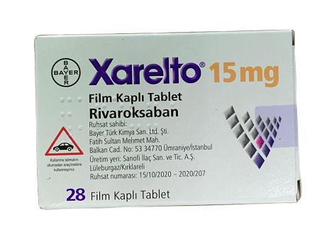 Xarelto 15mg (Rivaroxaban) Bayer Turkey (H/28V)