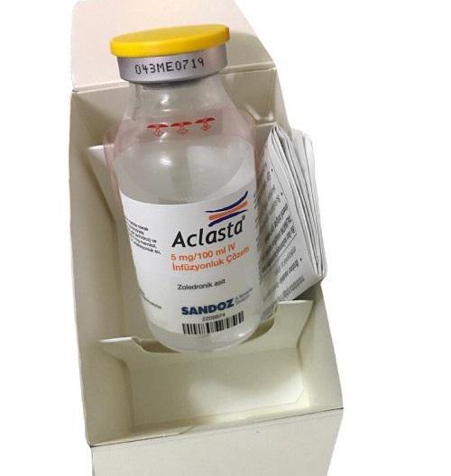 Aclasta 5mg/100ml (Zoledronic Acid) Sandoz Turkey (Lo/100ml)