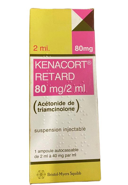 Kenacort Retard 80mg/2ml (Triamcinolone Acetonide) Bristol  (H/1 Ố/2ml) France