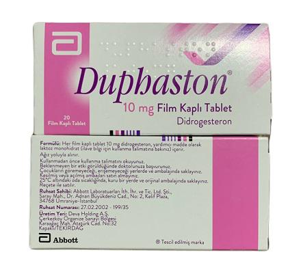 Duphaston 10mg (Dydrogesteron) Abbott Turkey (H/20V)