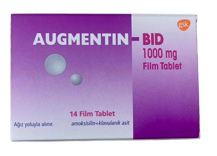 Augmentin BID 1g (Amoxicillin, Acid Clavulanic) GSK(H/14v) TNK