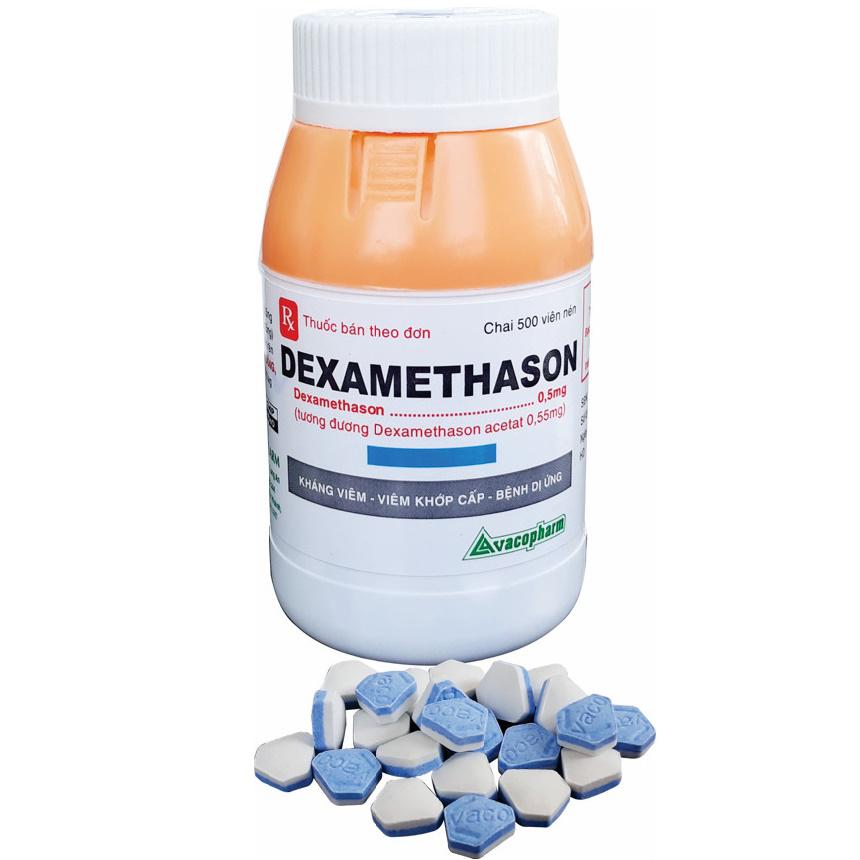 Dexamethason 0.5mg Nén 2 Lớp Vacopharm (C/500v)