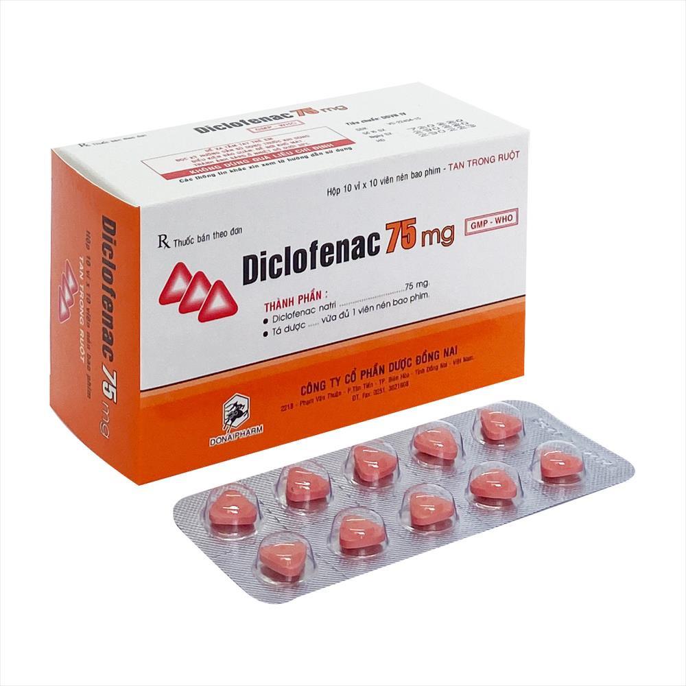 Diclofenac 75mg Donaipharm (H/100v)