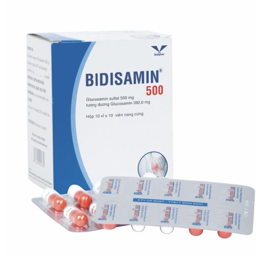 Bidisamin Glucosamin 500mg Bidiphar (H/100v)