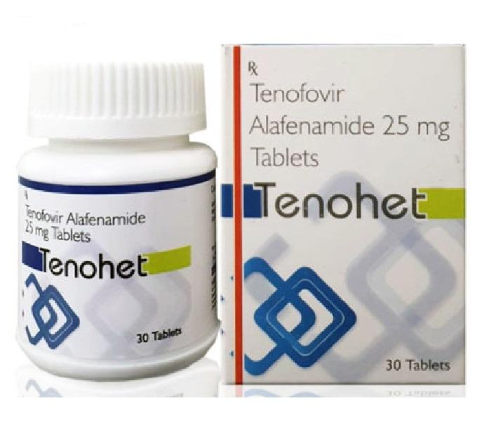 Tenohet 25mg (Tenofovir Alafenamide) Heet IP (Lo/30V) 