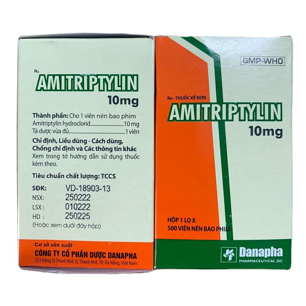 Amitriptylin 10mg Danapha (C/500v)