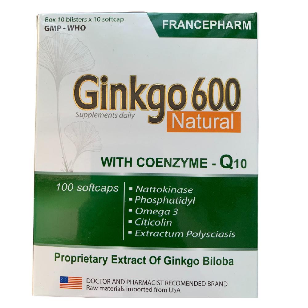 Ginkgo Biloba 600mg DPQT USA(H/100v)