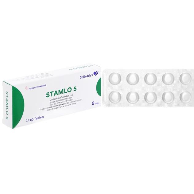 Stamlo 5 (Amlodipin) Dr. Reddy's (Lốc/5h/20v)