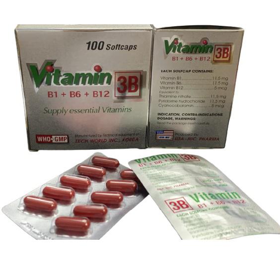 Vitamin 3B Softcaps Usa-Nic (H/100v)